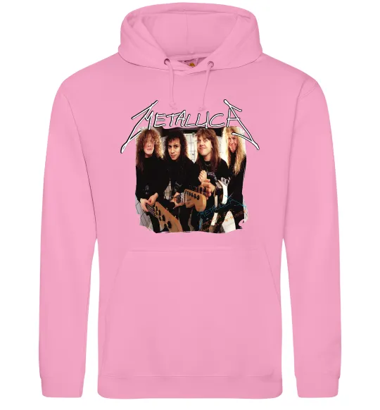 Женская толстовка (худи) Metallica garage days Розовый фото