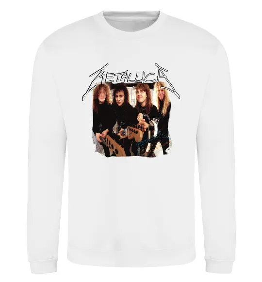 Свитшот Metallica garage days Белый фото