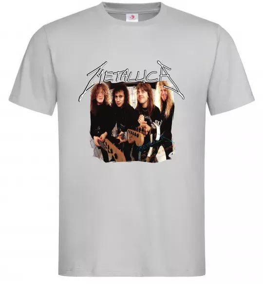 Мужская футболка Metallica garage days Серый фото