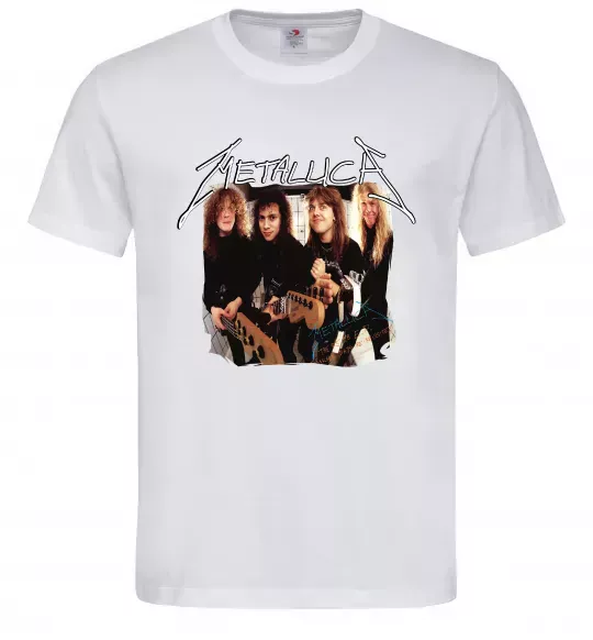 Мужская футболка Metallica garage days Белый фото