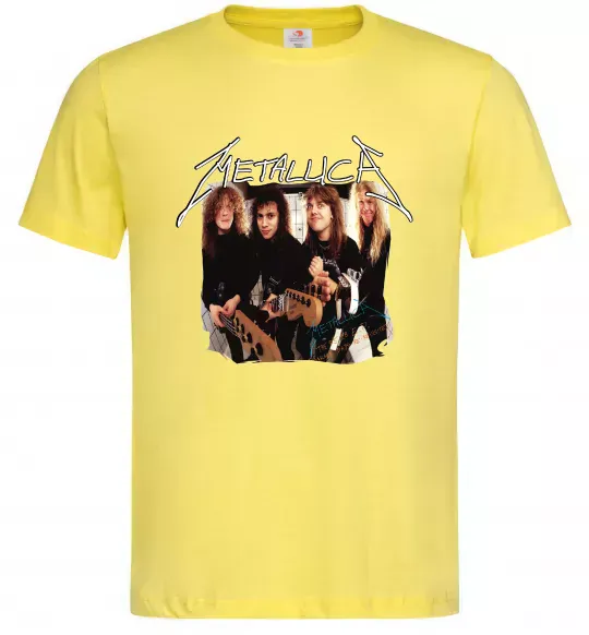 Мужская футболка Metallica garage days Лимонный фото