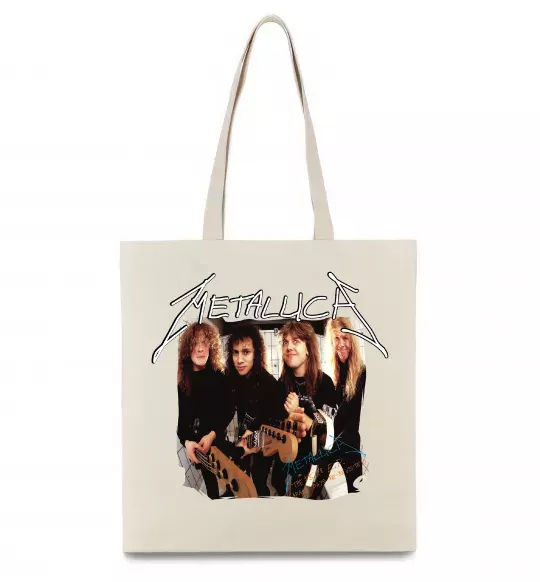 Эко-сумка Metallica garage days Бежевый фото