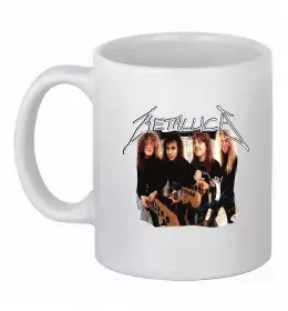 Чашка керамічна Metallica garage days Білий фото