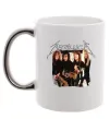 Чашка с цветной ручкой Metallica garage days Серебро фото