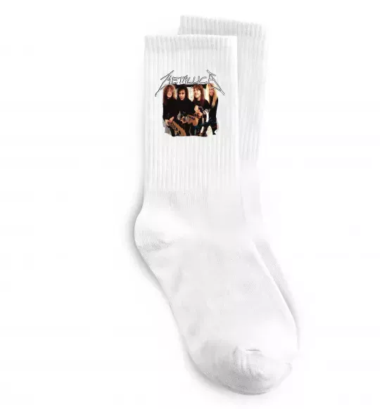Носки Metallica garage days Белый фото