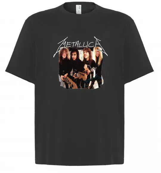 Футболка Оверсайз Metallica garage days Черный фото