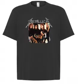 Футболка Оверсайз Metallica garage days Черный фото