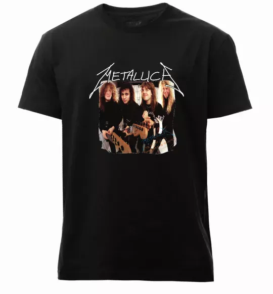 Чоловіча преміум футболка Metallica garage days Чорний фото