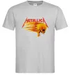 Чоловіча футболка Metallica fire skull Сірий Чоловіча футболка Metallica fire skull Сірий фото