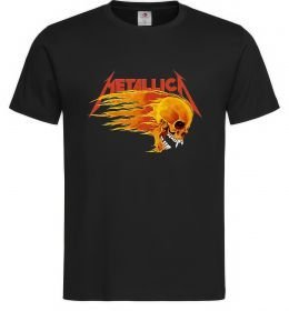 Мужская футболка Metallica fire skull Мужская футболка Metallica fire skull