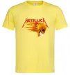 Чоловіча футболка Metallica fire skull Лимонний Чоловіча футболка Metallica fire skull Лимонний фото