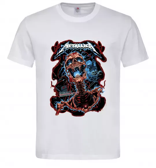 Мужская футболка Metallica Birmingham 2017 Белый фото