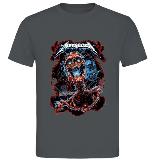 Мужская футболка Metallica Birmingham 2017 Графит фото