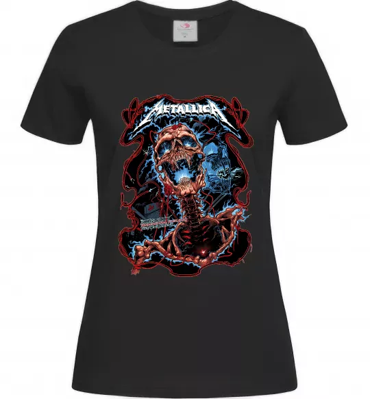 Женская футболка Metallica Birmingham 2017 Черный фото
