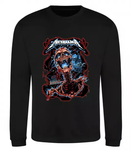 Світшот Metallica Birmingham 2017 Чорний фото