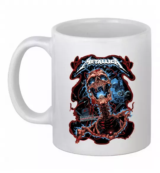 Чашка керамическая Metallica Birmingham 2017 Белый фото