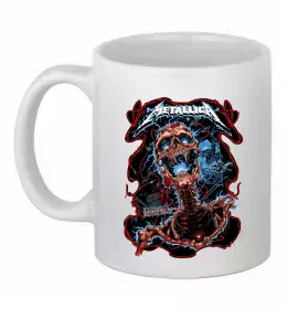 Чашка керамічна Metallica Birmingham 2017 Білий фото