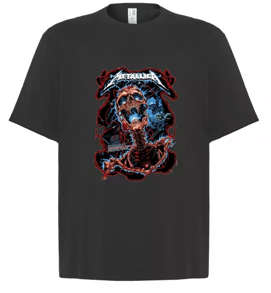 Футболка Оверсайз Metallica Birmingham 2017 Черный фото