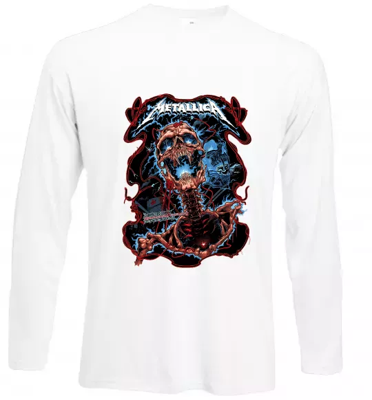 Лонгслів Metallica Birmingham 2017 Білий фото