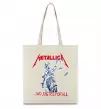 Еко-сумка Metallica and justice for all Бежевий фото
