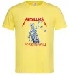 Мужская футболка Metallica and justice for all Лимонный фото