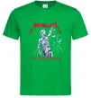 Мужская футболка Metallica and justice for all Зеленый фото