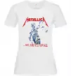 Жіноча футболка Metallica and justice for all Білий фото