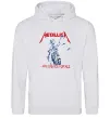 Чоловіча толстовка (худі) Metallica and justice for all Сірий меланж фото