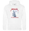 Жіноча толстовка (худі) Metallica and justice for all Білий фото