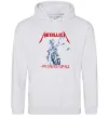 Жіноча толстовка (худі) Metallica and justice for all Сірий меланж фото