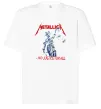 Футболка Оверсайз Metallica and justice for all Белый фото