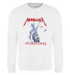 Свитшот Metallica and justice for all Белый фото