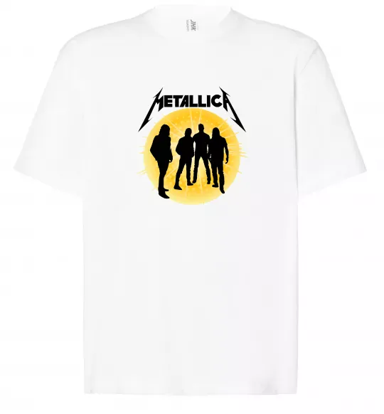 Футболка Оверсайз Metallica 72 seasons Белый фото