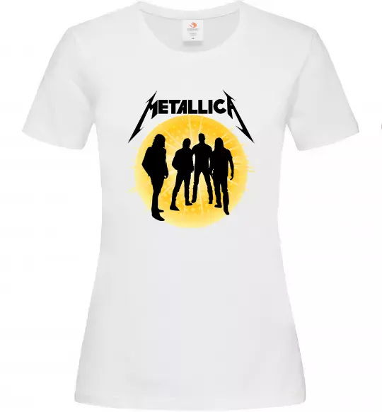 Женская футболка Metallica 72 seasons Белый фото