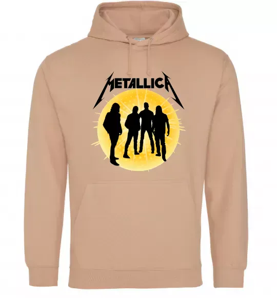 Чоловіча толстовка (худі) Metallica 72 seasons Пісочний фото