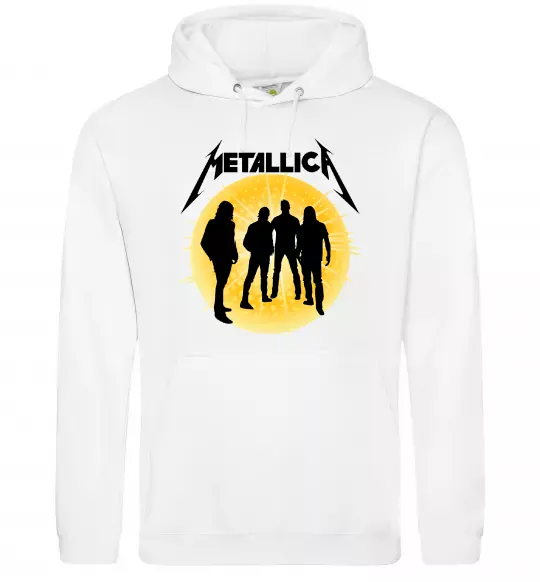 Жіноча толстовка (худі) Metallica 72 seasons Білий фото