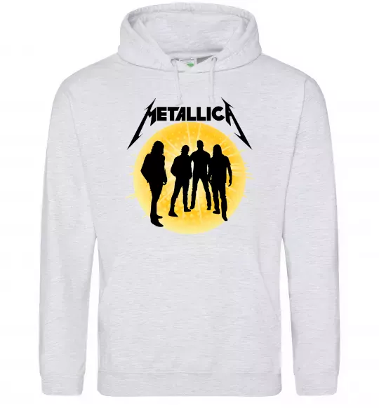 Жіноча толстовка (худі) Metallica 72 seasons Сірий меланж фото