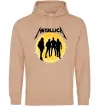 Жіноча толстовка (худі) Metallica 72 seasons Пісочний фото