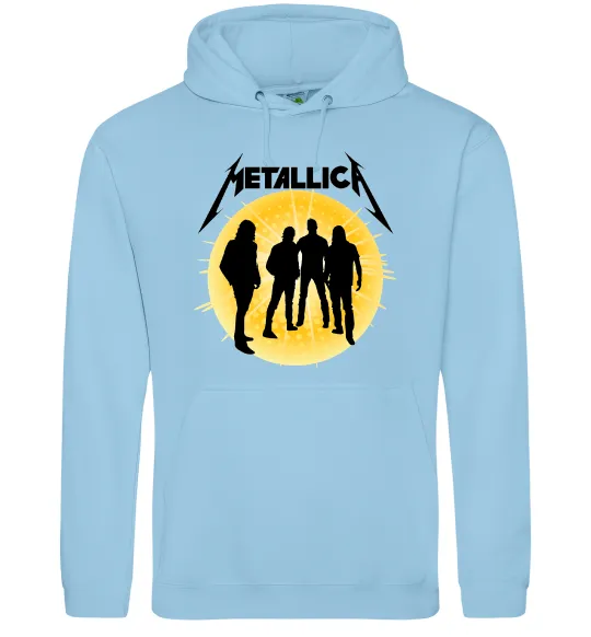 Жіноча толстовка (худі) Metallica 72 seasons Блакитний фото