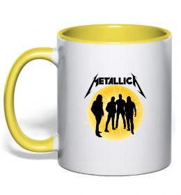 Чашка з кольоровою ручкою Metallica 72 seasons