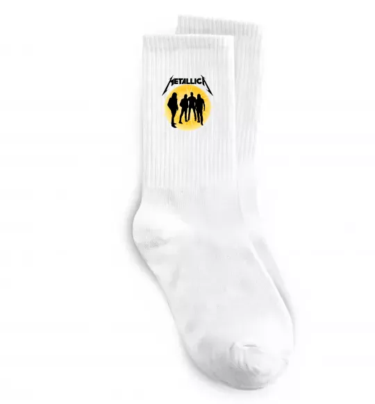 Носки Metallica 72 seasons Белый фото