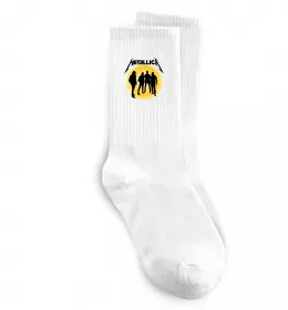 Носки METALLICA STAR Белый фото