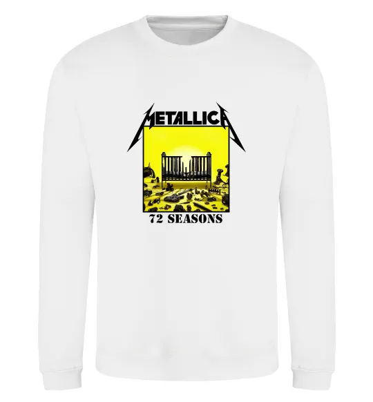Свитшот 72 seasons album Metallica Белый фото