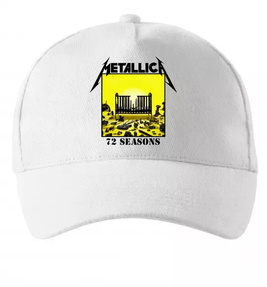 Кепка 72 seasons album Metallica Белый фото
