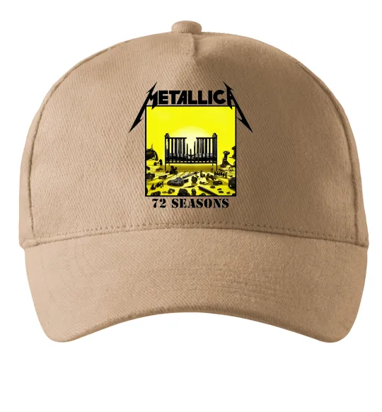Кепка 72 seasons album Metallica Пісочний фото