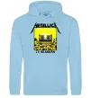 Мужская толстовка (худи) 72 seasons album Metallica Голубой фото