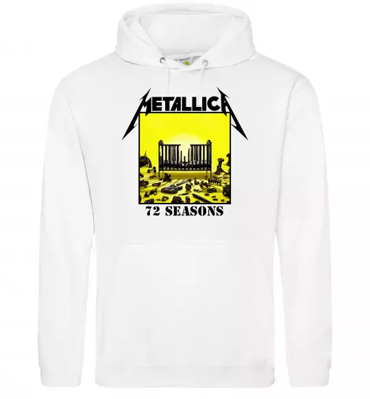 Жіноча толстовка (худі) 72 seasons album Metallica Білий фото