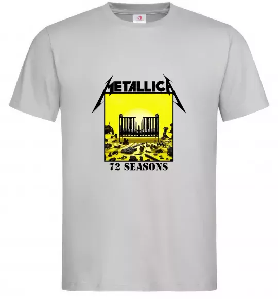 Чоловіча футболка 72 seasons album Metallica Сірий фото