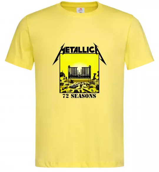 Чоловіча футболка 72 seasons album Metallica Лимонний фото