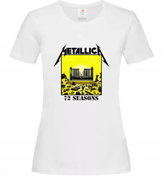 Жіноча футболка 72 seasons album Metallica Білий фото